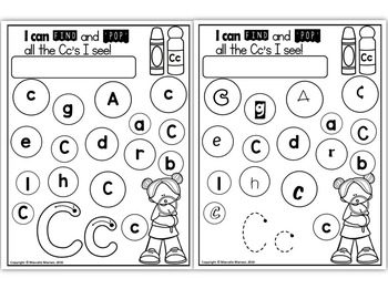 ALPHABET WORKSHEETS- letter tracing, recognition and identification