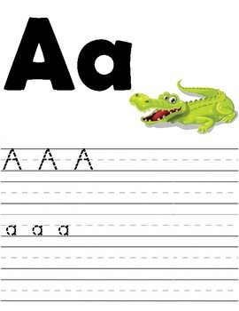 ALPHABET WRITING WORKSHEETS. by TOTallykids Resources | TpT