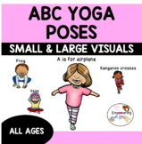 ALPHABET YOGA / ABC YOGA POSES.... small & large visuals..