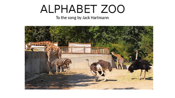 Preview of ALPHABET ZOO POWERPOINT