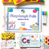 ALPHABETS - PLAY DOUGH MATS / LAMINATED ACTIVITY / LEARNIN