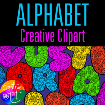 Preview of ALPHABET_CREATIVE_CLIPART