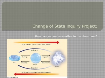 Preview of ALesson 03 Make Weather Inquiry Project