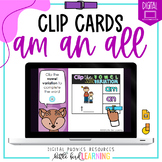 AM AN ALL - Digital Clip Cards | Google Slides | Jamboard 
