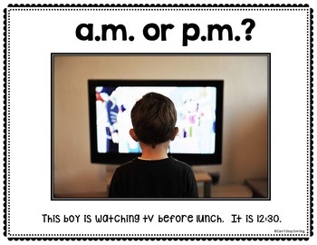 AM or PM ~ Telling Time 2nd Grade by Can't Stop Smiling | TpT