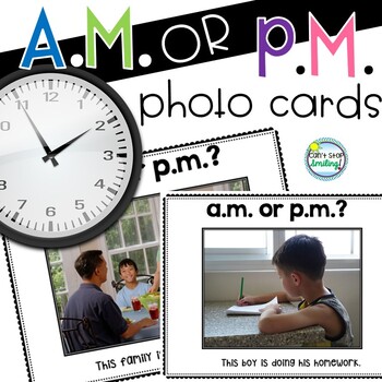 Preview of AM PM ~ Telling Time 2nd Grade