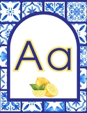 AMALFI/CAPRI: Classroom Decor - Lemon  - Back to School - ABC's