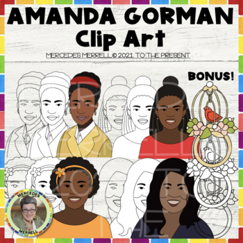 Preview of AMANDA GORMAN Clip Art