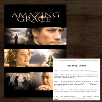 Preview of AMAZING GRACE - Movie Guide Q&A, Storyboard & Writing Frames