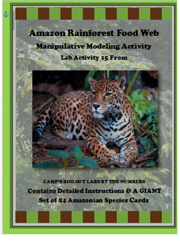 Preview of AMAZON FOOD WEB MANIPULATIVES ACTIVITY & LAB
