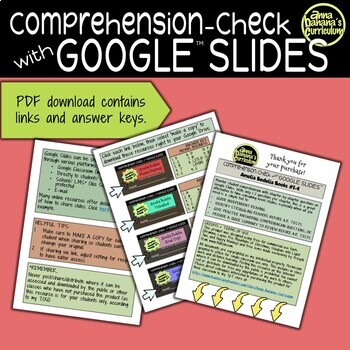 Amelia Bedelia Series Books 1 4 Comprehension Check With Google Slides