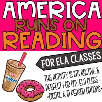 Preview of AMERICA RUNS ON READING! Interactive and Engaging Book Tasting