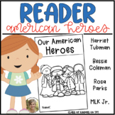 American Heroes Reader for Black History Kindergarten & Fi
