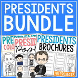 AMERICAN PRESIDENTS Coloring Pages, Posters, and Research 