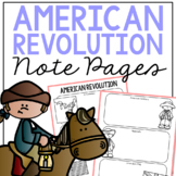 AMERICAN REVOLUTION Research Activity | American History N
