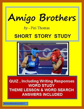 Preview of AMIGO BROTHERS Quiz and Word Study