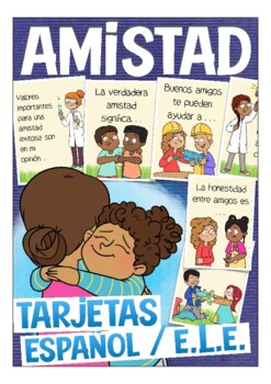 Preview of AMISTAD carteles para actividades de conversación Español / Spanish conversation