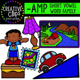 AMP Short A Word Family {Creative Clips Digital Clipart}