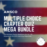 AMSCO 3rd Edition Multiple Choice Chapter Quiz Mega Bundle