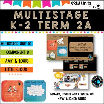 Preview of AMY &LOUIS- LITTLE CLOUD NSW MultiStage K-2 Unit 10component B ENGLISH TERM 2A