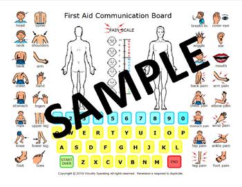 Preview of FIRST AID COMMUNICATION BOARD