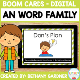 AN Word Family - Short A Decodable Reader - Boom Cards - Digital