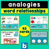 Analogies Word Relationships - picture analogies & word an