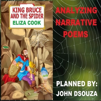 Preview of KING BRUCE AND THE SPIDER - DIDACTIC NARRATIVE POEM : UNIT PLANS