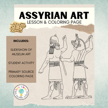 Preview of ANCIENT ASSYRIAN ART | PRIMARY SOURCE COLORING PAGE