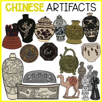 Preview of ANCIENT CHINESE ARTIFACTS (VOLUME 3) | SONG, SUI, YUAN DYNASTY | CLIP ART