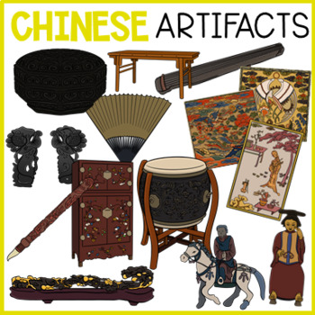 Preview of ANCIENT CHINESE ARTIFACTS (VOLUME 4) | MING, QING DYNASTY | CLIP ART
