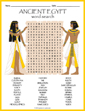 ANCIENT EGYPT Word Search Puzzle Worksheet Activity - 4th,