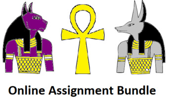 Preview of ANCIENT EGYPT ONLINE ASSIGNMENT UNIT BUNDLE (33 Assignments)