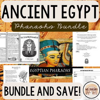 Preview of ANCIENT EGYPT Pharaohs Content Bundle!