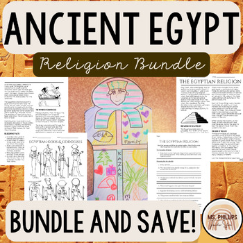 Preview of ANCIENT EGYPT Religion Content Bundle!