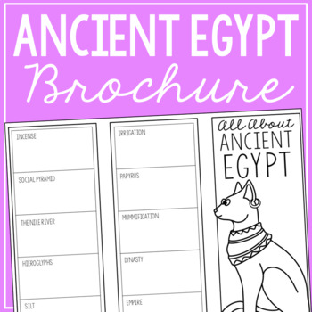 Preview of ANCIENT EGYPT World History Research Project | Vocabulary Activity Worksheet