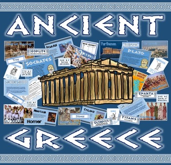 Preview of ANCIENT GREECE - GREEKS - HISTORY KEY STAGE 2 ATHENS SPARTA GODS MYTHOLOGY