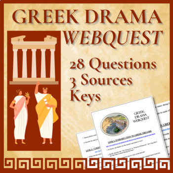 Preview of ANCIENT GREEK DRAMA WEBQUEST