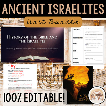 Preview of ANCIENT ISRAELITES | Full Unit Bundle!
