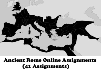 Preview of ANCIENT ROME ONLINE  ASSIGNMENT BUNDLE (MICROSOFT WORD)