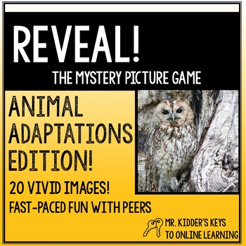 Preview of ANIMAL ADAPTATIONS EDITION of Reveal! The Mystery Picture Game