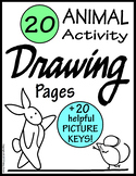 ANIMAL Activity Drawing Pages