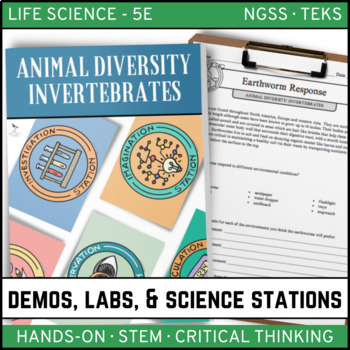 Preview of Animal Diversity: Invertebrates - Demos, Labs, and Science Stations