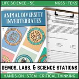 Animal Diversity: Invertebrates - Demos, Labs, and Science