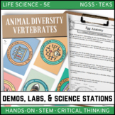 Animal Diversity: Vertebrates - Demos, Labs, and Science Stations