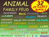 ANIMAL FAMILY FEUD BUNDLE - 32 fun, engaging critical-thin