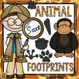 ANIMAL FOOTPRINTS SCOOT: COLORED FOOTPRINTS