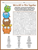 ANIMAL GROUPS - COLLECTIVE NOUNS Word Search Puzzle Worksh