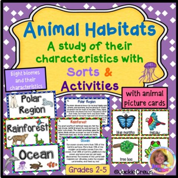 Preview of ANIMAL HABITATS A Study of Their Characteristics & Activities