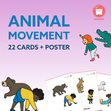 ANIMAL MOVEMENT: 22 MOVEMENT CARDS + POSTER